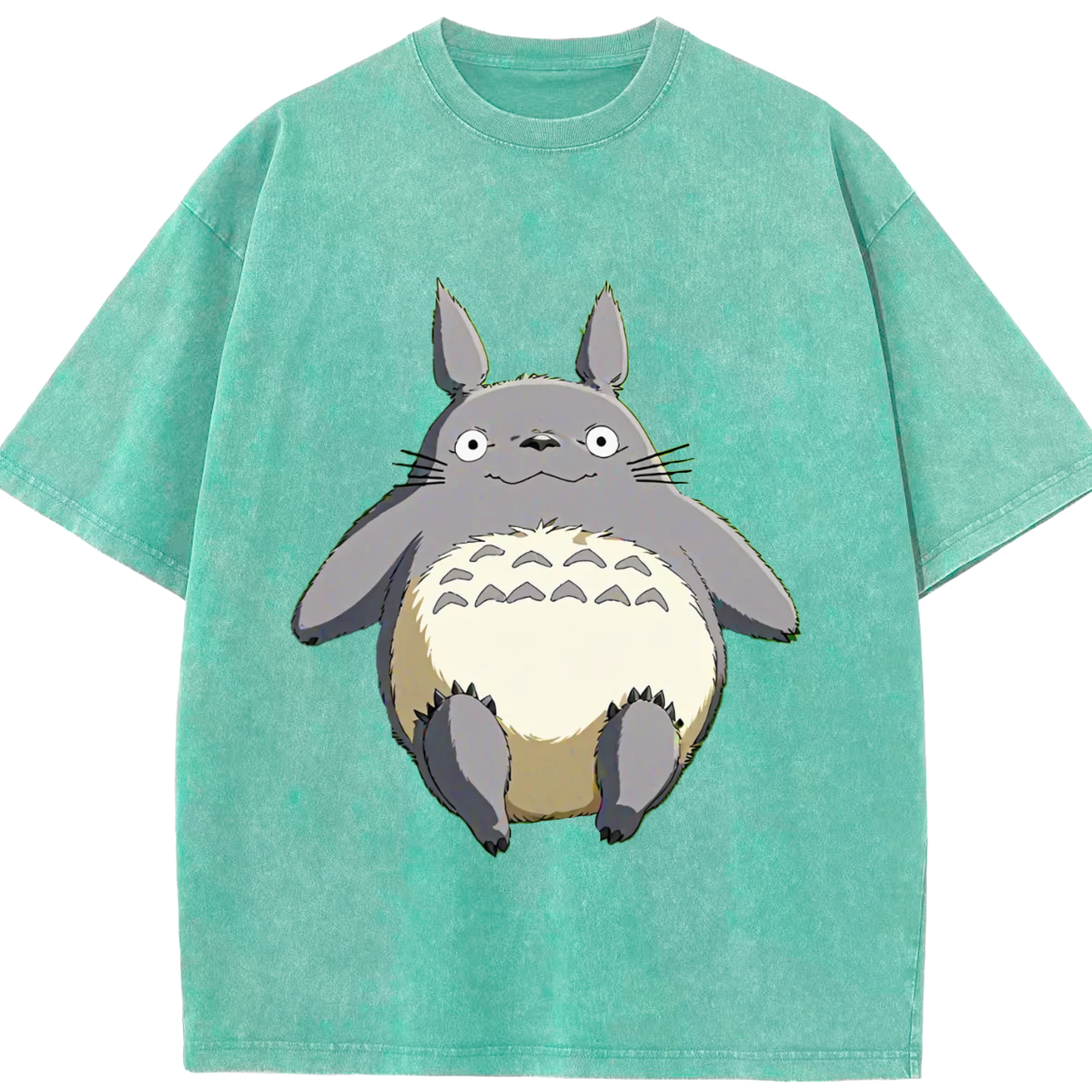 （画像用） となりのトトロ 草壁メイ 草壁サツキ My Neighbor Totoro Satsuki Kusakabe Mei Kusakabe 綿100% ヴィンテージ風 半袖Tシャツ（フロントプリント）